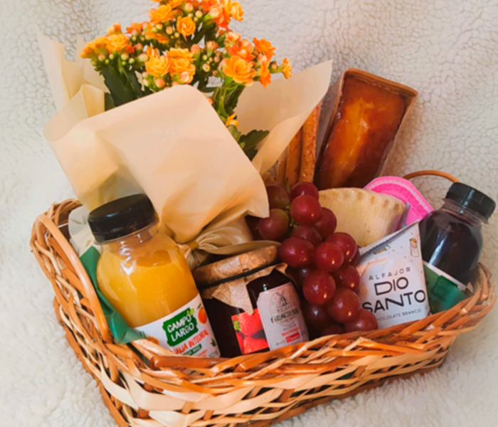 Cesta de Café da Manhã para a Noiva